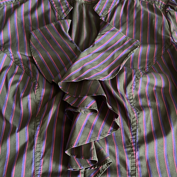 Express Elite Stretch Blouse Size Large - Picture 3 of 6